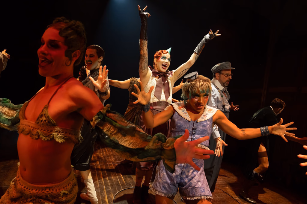 Performers on stage