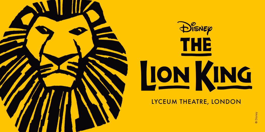 Disney's The Lion King poster, Lyceum Theatre London